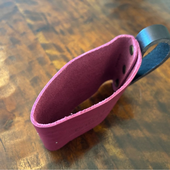 Portland Leather Red Mug Holder - Picture 2 of 3